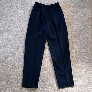 2/$30 - Black pleated dress pants - Size 6